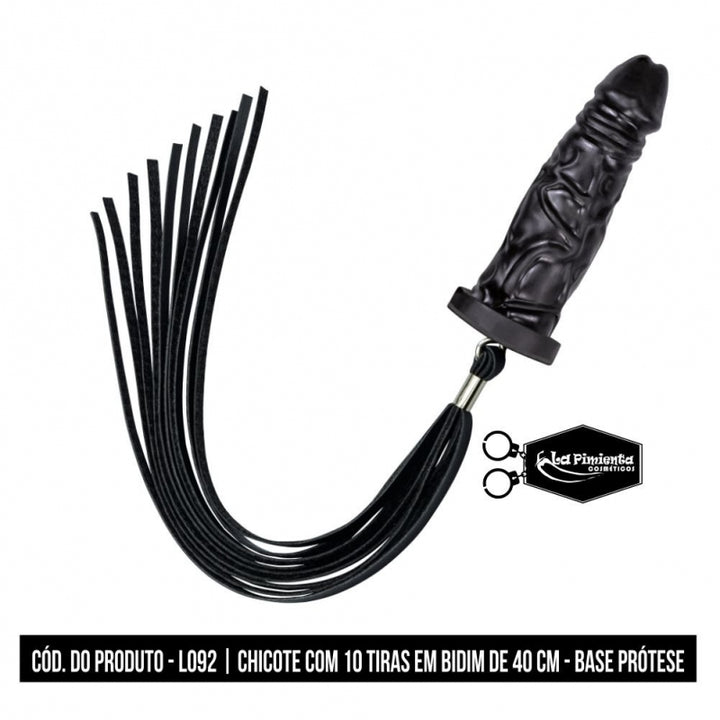Chicote BDSM com 10 Tiras em Corda de 40 cm e Base de Pênis L092 La Pimienta
Palavra-chave principal:
pênis de borracha com chicote

Palavras-chave relacionadas:
La Pimienta L092, brinquedo erótico com chicote, pênis com acessório BDSM, prótese com alça e chicote, pênis de borracha fetichista