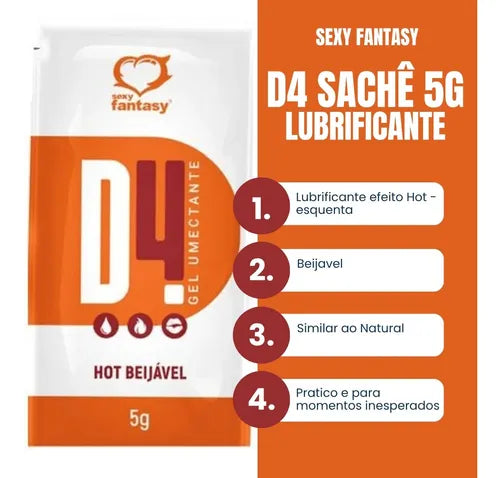 D4 lubrificante íntimo Hot sachê 5g – gel beijável com sensação de aquecimento, ideal para preliminares, sexo oral e experiências picantes com efeito quente

Palavra-chave principal:
lubrificante D4 hot

Palavras-chave relacionadas:
lubrificante com sensação que esquenta, gel íntimo aquecimento, sachê 5g Sexy Fantasy, lubrificante beijável quente, gel estimulante para sexo, lubrificante para preliminares, gel hot íntimo