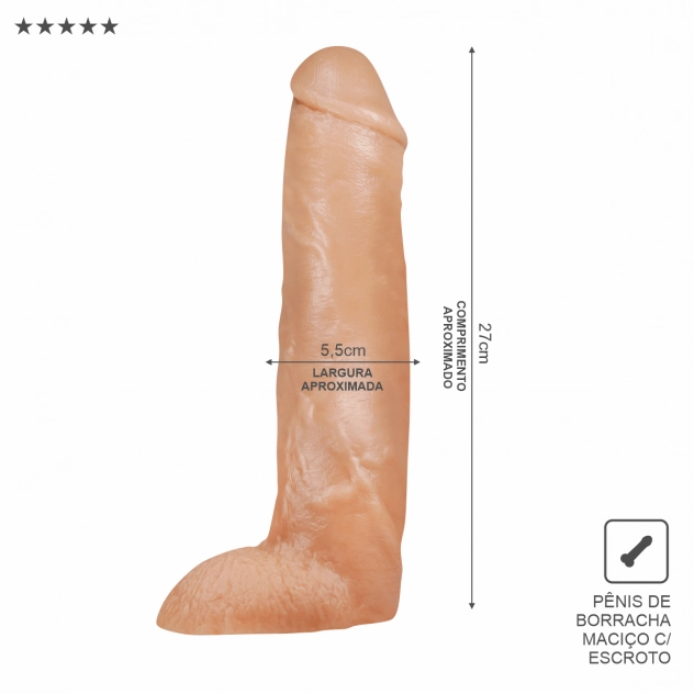 Penis (Pau) Gigante de Borracha com Escroto 27 x 5,5 cm Sexy Fantasy modelo PA023

Palavra-chave principal:
pênis de borracha com escroto 27 cm

Palavras-chave relacionadas:
consolo grande Sexy Fantasy, pênis realístico XXL, brinquedo erótico com escroto, pênis gigante de borracha, consolo 27 cm, pênis 5,5 cm de largura
