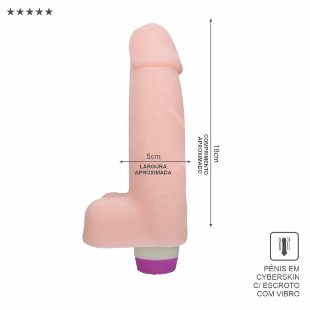 Pênis realístico vibratório com escroto em Cyber Skin 18 cm Sexy Fantasy – textura realista, vibração interna potente, escroto detalhado e toque macio

Palavra-chave principal:
pênis realístico vibratório

Palavras-chave relacionadas:
cyber skin, com escroto, vibrador realístico, sex toy Sexy Fantasy, textura realista, 18 cm, pênis com vibro