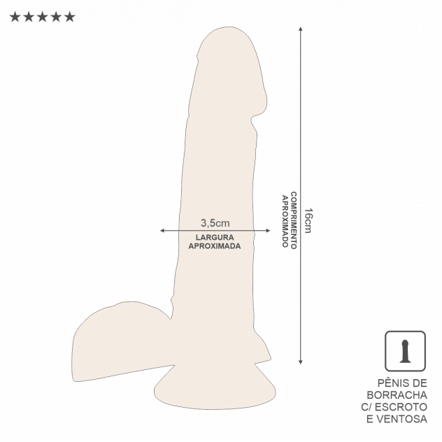 Pênis de borracha com ventosa e escroto 16 x 3,5 cm, modelo PV008 da Sexy Fantasy, ideal para uso com mãos livres e sensação realista.

Palavra-chave principal:
Pênis de borracha com ventosa e escroto 16 cm

Palavras-chave relacionadas:
consolo com ventosa Sexy Fantasy, pênis realístico PV008, brinquedo erótico com escroto, consolo mãos livres, pênis de borracha 16 x 3,5 cm, ventosa forte, pênis erótico realista