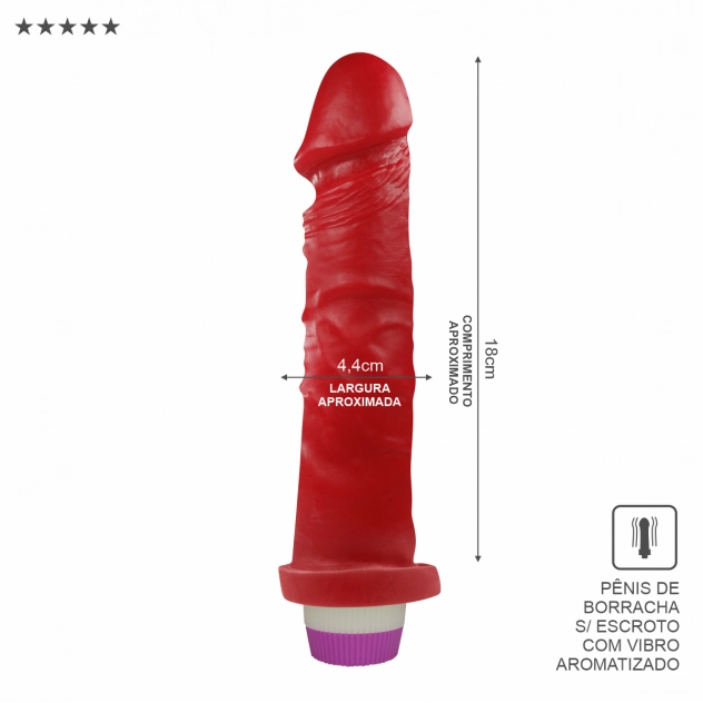 Vibrador pênis de borracha frutado 18 x 4,4 cm aroma de morango Sexy Fantasy PC001

Palavra-chave principal:
Vibrador pênis de borracha 18 x 4,4 cm

Palavras-chave relacionadas:
vibrador frutado morango, pênis com aroma Sexy Fantasy, vibrador realístico 18 cm, consolo com vibração, brinquedo adulto com cheiro, prótese peniana morango