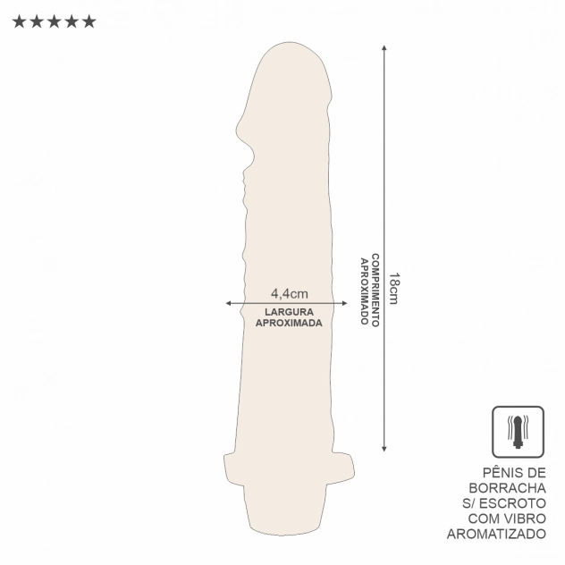 Vibrador pênis de borracha frutado 18 x 4,4 cm aroma de morango Sexy Fantasy PC001

Palavra-chave principal:
Vibrador pênis de borracha 18 x 4,4 cm

Palavras-chave relacionadas:
vibrador frutado morango, pênis com aroma Sexy Fantasy, vibrador realístico 18 cm, consolo com vibração, brinquedo adulto com cheiro, prótese peniana morango